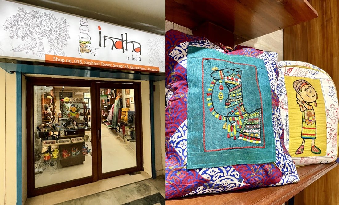 Unique INDHA Craft Shop Happy Browsing of Gifts We Are Gurgaon